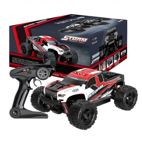 HS18301 1 18 4WD RC Car With Led Lights 2.4g Radio Remote Control Car Drift
